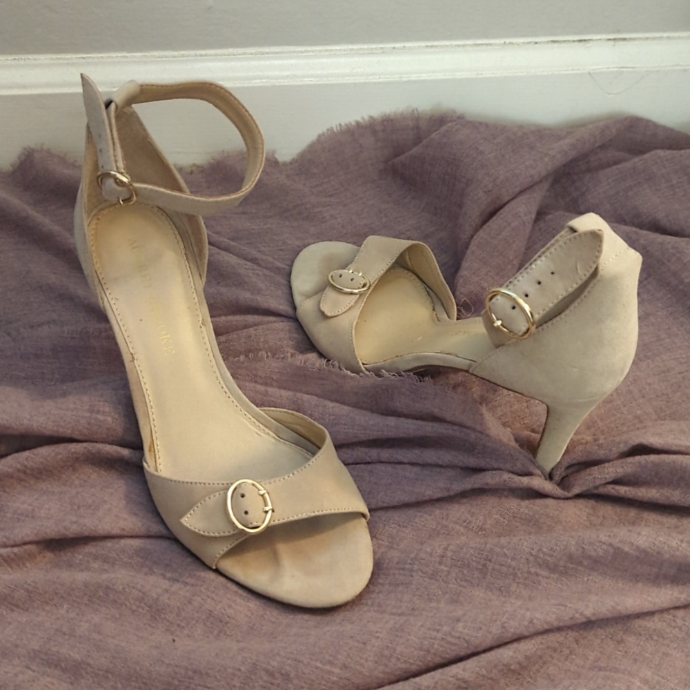 Suede Strappy Heels